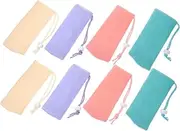 WOONEKY Mesh Soap Pouch Bar Soap Holder Gentle Texture Self-draining Easy to Hang for Outdoor Travel Home Use