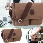 Men's Messenger Bag Canvas Vintage Postman Hiking Shoulder School Bag NEW