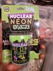 nuclear neon slime black light reactive T1