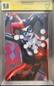 BATMAN ADVENTURES #12 VIRGIN VARIANT SIGNED ARIEL DIAZ CBCS 9.8 LMT TO 500