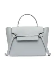 Celine Micro Belt Bag in Grained Calfskin in Mineral