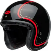 Bell Custom 500 Chief, open face helmet , color: Black/Red , size: XL