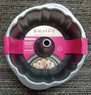 Instant Pot Official Fluted Cake Pan Gray, Bundt Cake