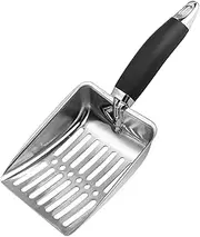 DIDILLX Cats Litter Scoops Pet Poops Shovel Large Cats Pooper Hollowed Metal Scooper for Most Type Litter Tool