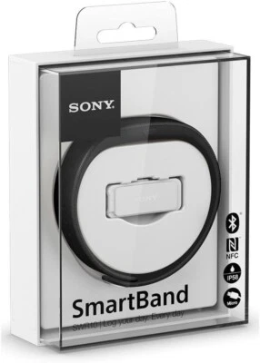 SONY Smartband Fitness Tracker Step Counter SWR10 Black EUC BT + NFC |