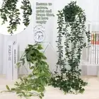 With Pot Garland Plants Eucalyptus Vine Artificial Ivy Leaves Fake Foliage