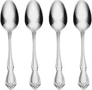 Oneida True Rose Everyday Flatware Teaspoons, Set of 4