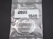 #0803/1849 Genuine Mido Waterprf Vintage Watch Crystal 31.15mm Outside Diameter