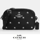 NWT COACH Mini Black Leather Jamie Camera Bag With Star Print CZ945 ❤️