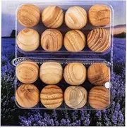 64 pieces Lavender Fresh Cedar Balls for Clothes Storage and Drawers