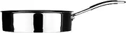 [Premier] Housewares Tenzo Frying Pan with Silicone Grip, Stainless Steel, 24 cm