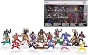Jada Power Rangers Nano Metalfigs Toy Figure Pack of 20, Multicolor