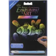 Rainbow Foil Engraving Art Mini Kit 5"X7"-Clownfish