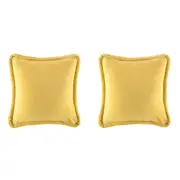 2x Kas Australia Pascale Filled Cushion/Pillow Home Decor Sqr 50x50cm Pineapple