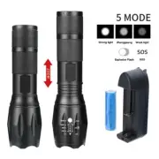 Pocket LED Torch Bright Watertight LED Pocket Torch Flashlight Camping Walking