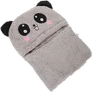 [ibasenice] Children Hat Scarf Hat with Scarf Attached Scarf with Hood Scarf Hood Winter Neck Warmer Hat and Scarf Hooded Scarf with Ears Snow Hat Hat Scarf Grey Polyester