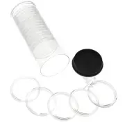 20 Air-Tite H38 Direct Fit 1oz Silver Dollar Coin Holders & Black Capsule Tube