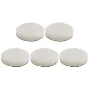 5pcs Wool Buffing Pads 4 inch Polishing Pad Polishing Buffing Pad Hook and Loop