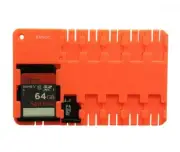 Bandc 2pcs Red Micro Sd/sdhc/sdxc Card Storage Holder Case