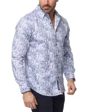 Robert Graham Kano Button Front Printed Shirt