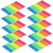 HOODANCOS 10 Sets Sticky Index Tabs Adhesive Note Page Markers for Organizing Books Reports and Journals Smooth Writing Off for Appointments and Events