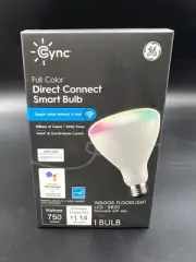 New Cync Full Color Smart LED BR30 Floodlight Light Bulb C by GE Direct Connect