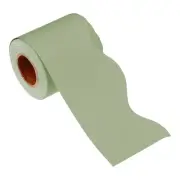 2.24"x32.8Ft Bulletin Board Border Scalloped Trim Strips Wall Decor Matte Green