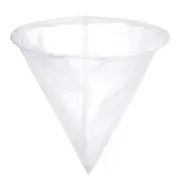 150 Mesh Paint Filter Bag 9.8" Dia Cone Shape Nylon Strainer for Filtering