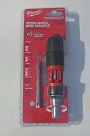 Milwaukee 48-22-2322 9-in-1 Square Drive Ratcheting Multi-bit Screwdriver NEW