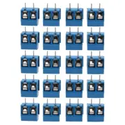 2-Pin Screw Terminal Connector 5.08mm Pitch Panel PCB Mount, 20Pcs A7F98650