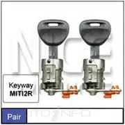 Nice Door Lock Barrel - Pair, NDL44D