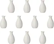 Set of 10 White Ryo No. 1 Tokuri [6.8 x 11.9 cm (180cc)] | Tokuri Setomonohonpo
