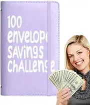 Savings Envelopes for Money Challenge - Saving Budget Planner,100 Days Tracker Envelopes Planner Budget for Men Adults Home Women Daily Finance Organization