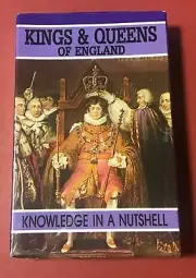 Kings & Queens of England ~ Knowledge in a Nutshell Cards - Fax Pax Ltd.~ Sealed