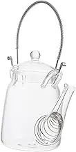 PEPLAYTAL Insulated Glass Water Jug Beverage Pitcher for Hot Cold Drinks Easy to Clean Low Temperature Resistant for Home Outdoor Use