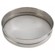 Sieve Stainless Steel Rim and Mesh Kitchen Bakeware Flour Sifter 14" Diameter
