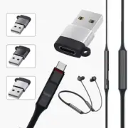 Portable USB Type C to USB Connector Adapter for M-Pen2 Tablet Touch Pen