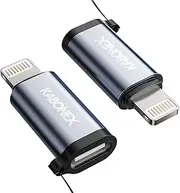[Apple MFi Certified] USB C to Lightning Adapter | 36W PD Fast Charging | Compatible with iPhone iPad iPod | Type C to Lightning Adapter - 2 Pack