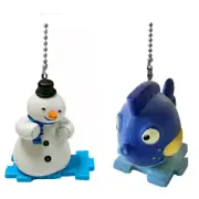 Squeakers Blue Fish & Chilly Fan Lamp Pull Chain Figure Figurine Doc Mcstuffins