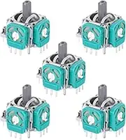 ciciglow 3D-Analog-Sensor-Joystick, 5 Stück Ersatz-Analog-Stick-Joystick für Xbox One Controller Rocker Left/Right Thumb Controller Ergonomisches Design Joysticks