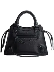 Balenciaga Neo Classic Mini Top Handle Bag in Grained Leather
