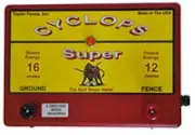 Cyclops Super 12 Joule AC 110 Volt Powered Fence Energizer Fencer Fast Ship