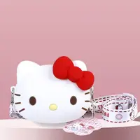 在飛比找momo購物網優惠-【SANRIO 三麗鷗】官方授權卡通矽膠零錢包 迷你斜挎包 