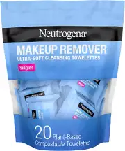 Neutrogena Makeup Remover Facial Cleansing Towelette Singles, Daily Face Wipes R
