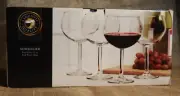 Circleware Sommelier four Piece 17 oz. Wine Glasses made in Bulgaria