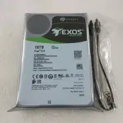 New Seagate Exos X18 ST16000NM000J 16TB HDD Warranty 1 year