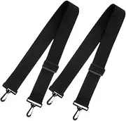 [Baluue] 2pcs Adjustable Wide Shoulder Straps for Handbags Detachable Crossbody Bag Straps with Hooks Stylish and Comfortable for Purses and DIY Projects