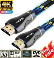 Premium HDMI Cable V2.0 Ultra HD 4K 1080p 3D High Speed Braided Ethernet HEC ARC