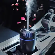 Car Diffuser Humidifier USB Aromatherapy Essential Oil Air Freshener USB Cool Mist Mini Portable Diffuser for Car Home Office Bedroom (Black)