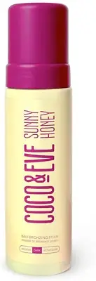 Coco & Eve Sunny Honey Bali Bronzing Self Tanner Mousse (Dark) - All Natural Sun